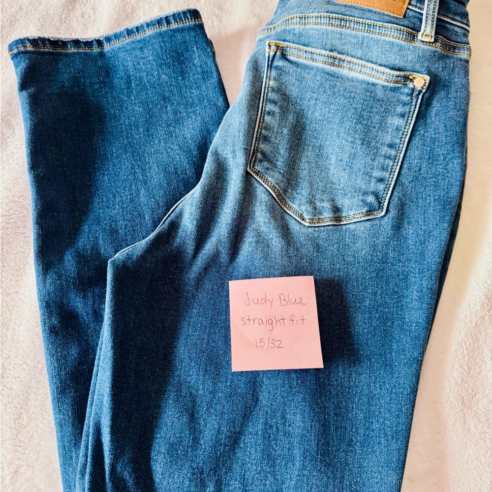 Judy Blue Classic Denim Straight Leg Jeans